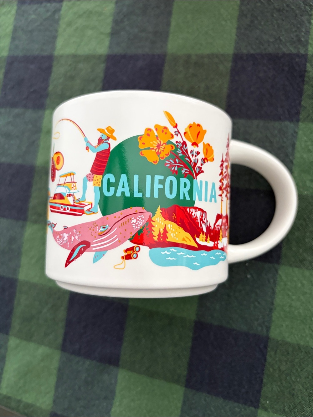 Starbucks California Illustrated Ceramic Coffee Mug